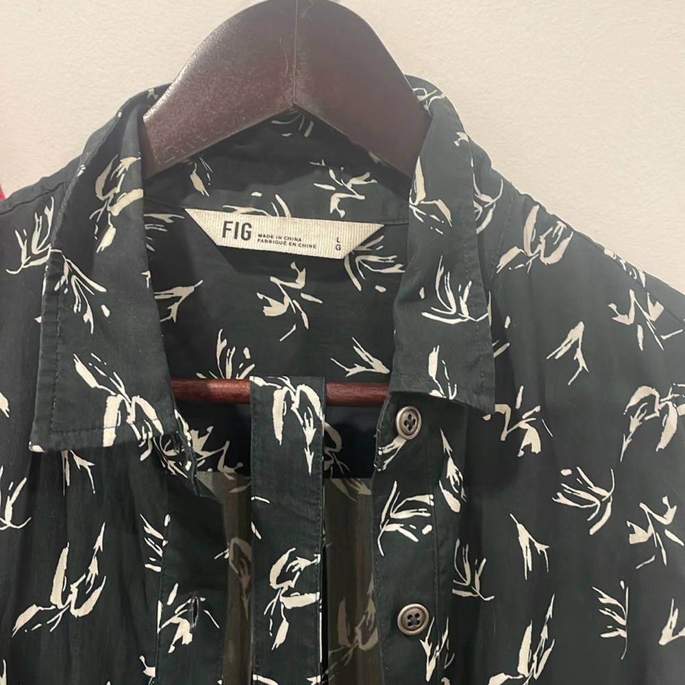 FIG sleeveless print dress
